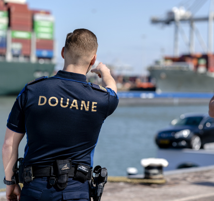 Douane fysiek toezicht haven