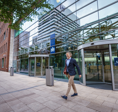 Foto van collega's voor rijkskantoor