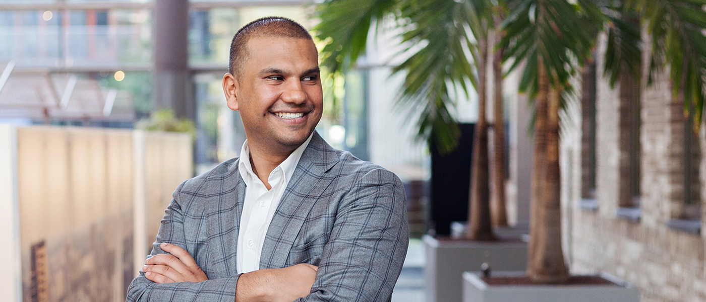 Amrish Kandhai is junior fiscalist bij de Belastingdienst