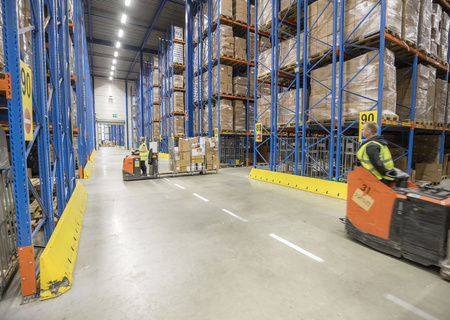 Image of Action employees working in the Distribution Center