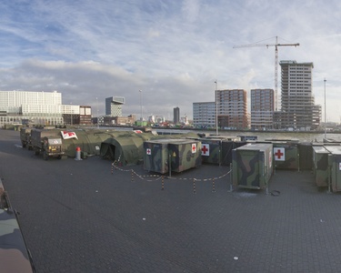 Veldhospitaal in Rotterdam